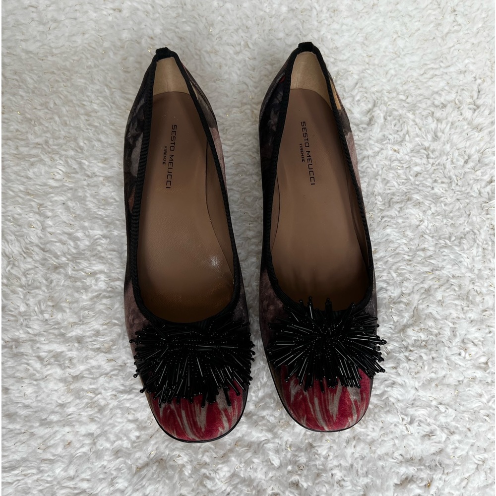 Sesto Meucci - Flynn Ornament Floral Pumps - Picture 2 of 8